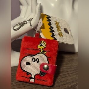 Peanuts bag charm or keychain holder